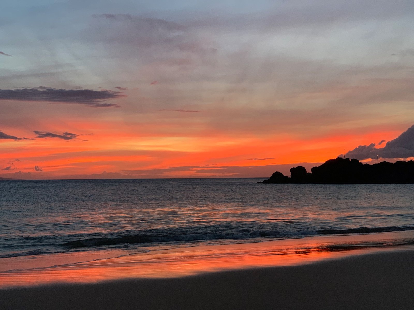 Coastal sunset photograph by Manu Kapoor